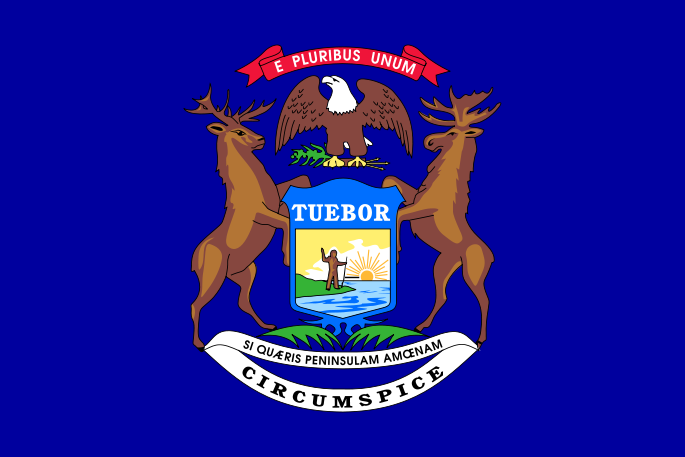 Image:Flag of Michigan.svg