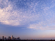 Altocumulus mackerel sky