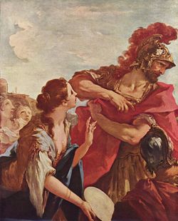 The Return of Jephthah, by Giovanni Antonio Pellegrini.