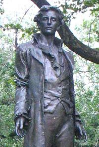 Nathan Hale, by Frederick MacMonnies, 1893, City Hall Park, New York