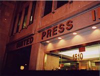 Front of UPI Headquarters, Washington, D.C.