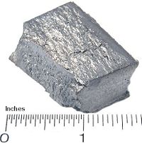 Gadolinium at a purity in excess of 99.9 percent