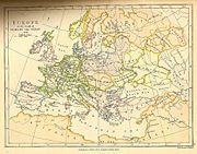 "Europe at the death of Charles the Great, 814."—A School Atlas of English History, ed. by Samuel Rawson Gardiner, M.A. LL.D.