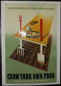 Poster from World War II
