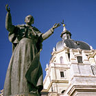 Statue of Pope John Paul II, Catedral de la Almudena, Madrid