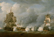 HMS Defence at the Battle of the Glorious 1st June 1794,Nicholas Pocock