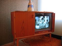 A 1950s television set