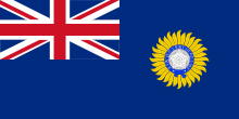 The flag of British India