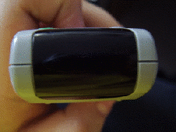 The modulation of the IR diode varies by button.