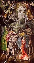 Baptism, by El Greco