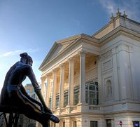 The Royal Opera House in Covent Garden, London.