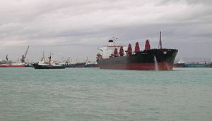 General View of the Port of Durrës.