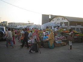 Flea Market in Djibouti City.