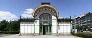 The Jugendstil Karlsplatz Stadtbahn Station by Otto Wagner