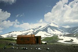 Kamchatka is the land of volcanoes.