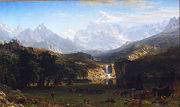 The Rocky Mountains, Lander's Peak, by Albert Bierstadt, 1863