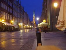 Gdansk at night.
