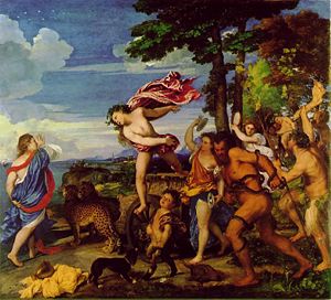 Bacchus and Ariadne by Titian