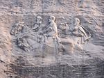 Stone Mountain relief to the Confederacy