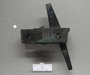 Bronze remains of a Han Dynasty crossbow