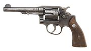 A Smith & Wesson revolver designed for military and police use.