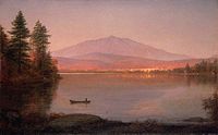 Mount Katahdin from Millinocket Camp, by Frederic Edwin Church, 1895