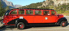 Jammer tour bus.