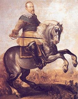 Gustavus II Adolphus at the Battle of Breitenfeld (1631)