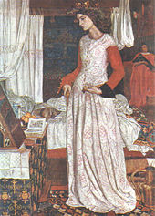 Morris' painting Queen Guinevere
