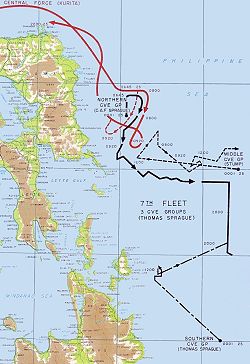 The battle off Samar.