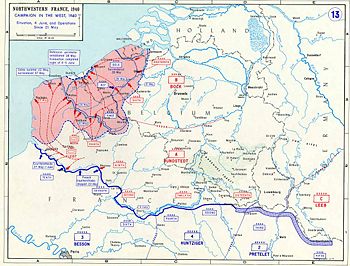 Situation on June 4, 1940 and actions since May 21.