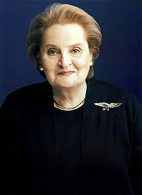 Madeleine Albright, official secretary of State portrait