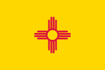 The Zia symbol is on the New Mexico state flag.