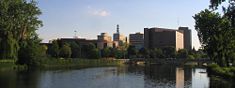 Downtown Flint as seen from the Flint River
