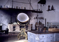 A replica of Lavoisier's laboratory at the Deutsches Museum in Munich, Germany