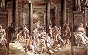 The Baptism of Constantine, as imagined by Raphael students