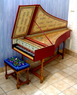 Harpsichord in the Flemish style