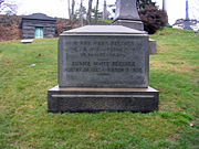Grave at Green-Wood Cemetery, Brooklyn, New York.