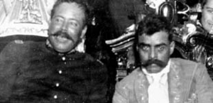 Pancho Villa and Emiliano Zapata.