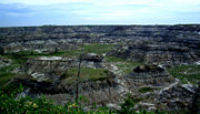 Alberta's badlands at Drumheller