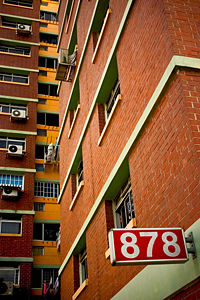 The majority of Singaporeans live in planned estates of high-rise, high-density Housing and Development Board apartments.