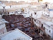 Tanneries at Fez.