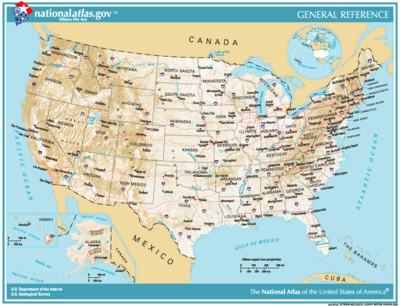 Usa Map Atlas