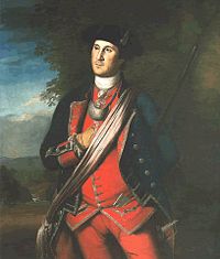 The earliest authenticated portrait of George Washington shows him wearing his colonel's uniform of the Virginia Regiment from the French and Indian War. However, this portrait was painted years after the war in 1772.
