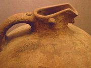 Linear A incised on a vase, also found in Akrotiri.