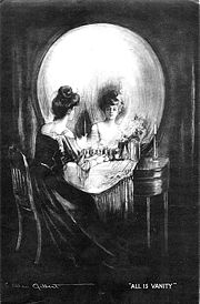 "All is Vanity" by C. Allan Gilbert. Life, death, and meaning of existence are intertwined.