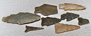 Native American arrowheads.
