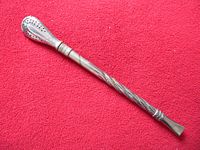 Typical silver mate bombilla