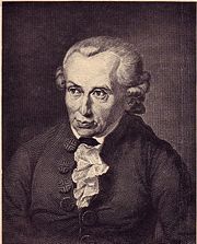 Immanuel Kant, detail from a 1791 watercolour by Gottlieb Doeppler