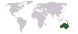 Location of Australia